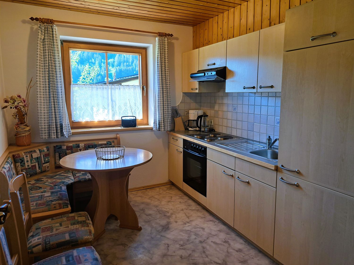 Keuken van vakantieappartement Roßkopf