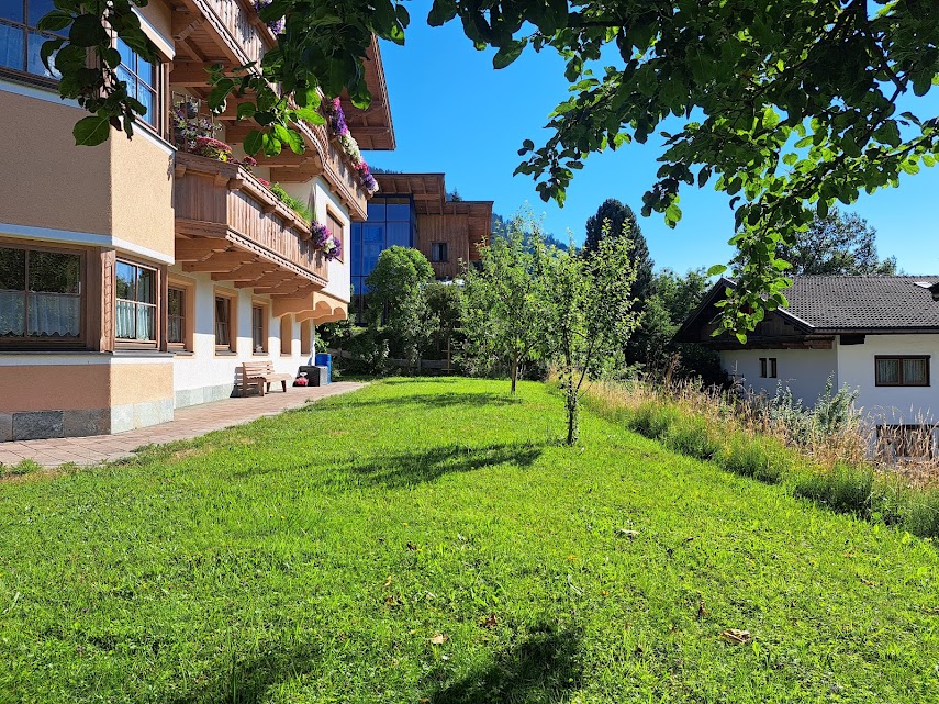 Tuin van vakantieappartement Roßkopf