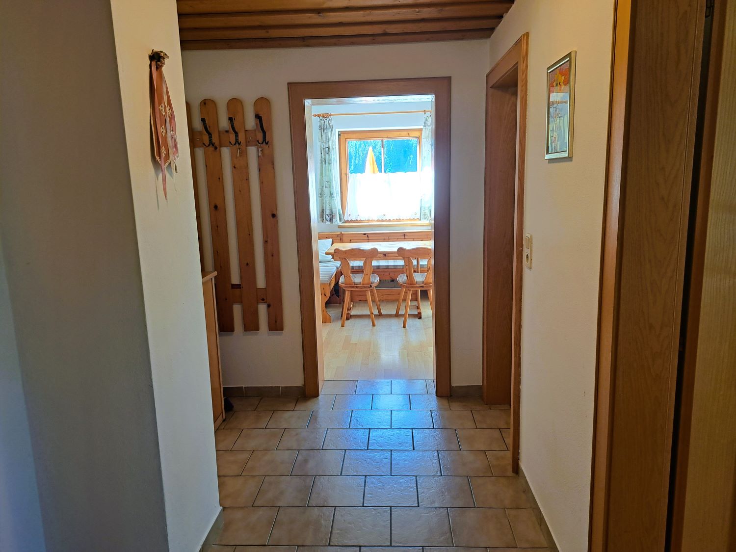 Hal van vakantieappartement Schatzberg