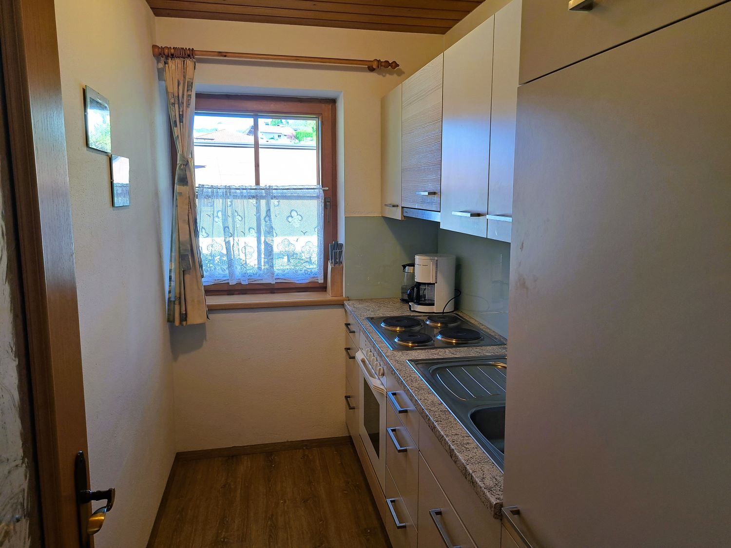 Keuken van vakantieappartement Schatzberg