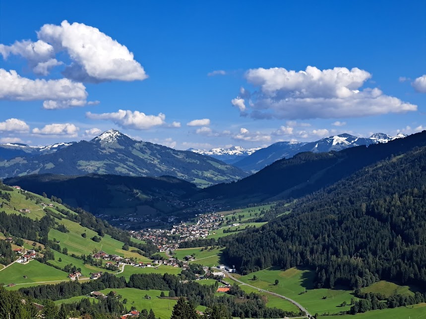 Het hoogdal Wildschönau in de zomer