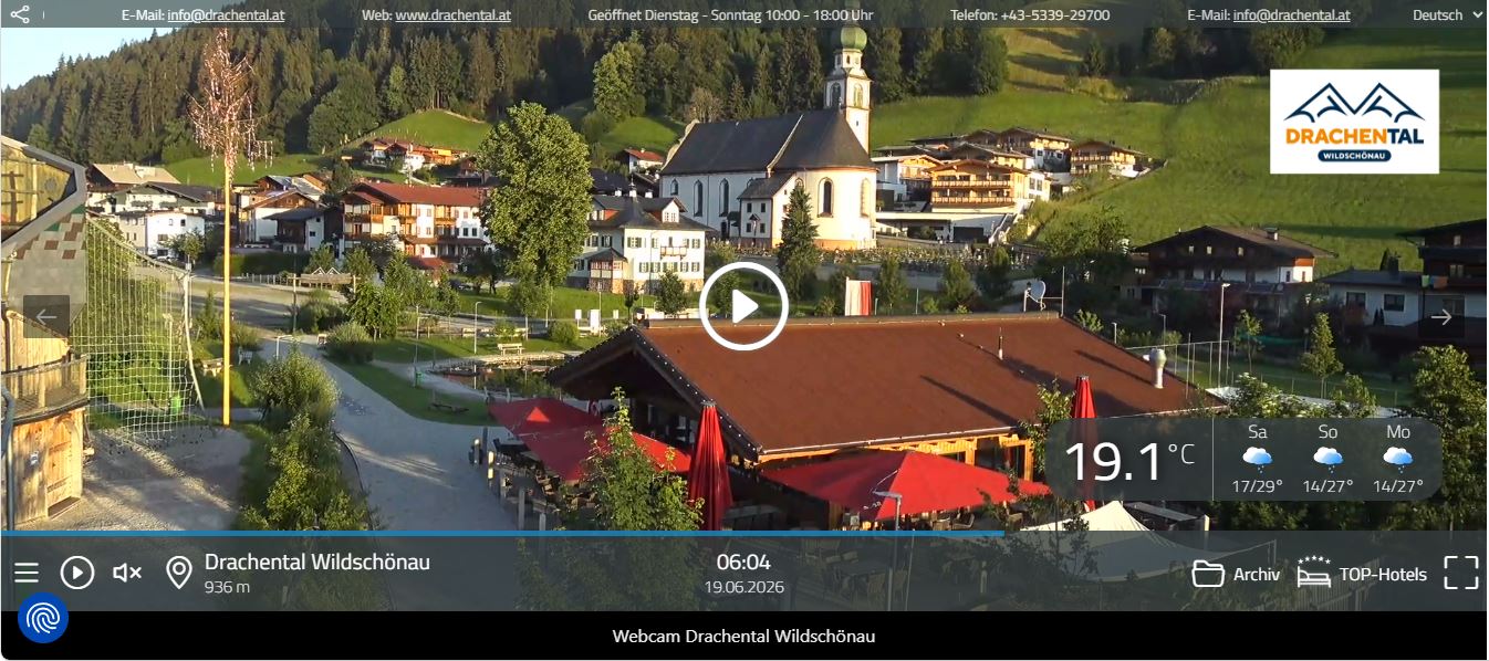 Webcam Oberau in het Drachental