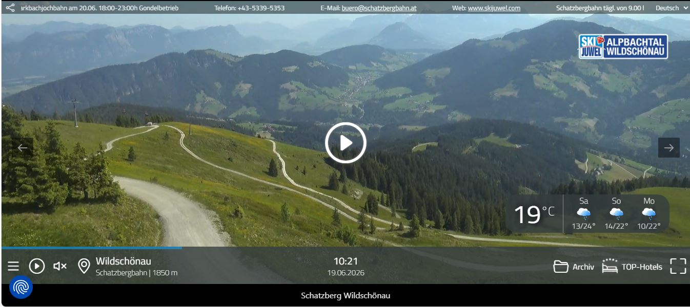 Webcam Schatzberg in de Wildschönau