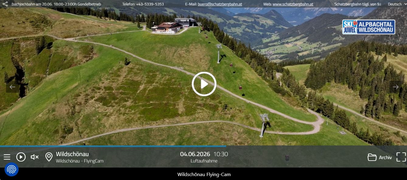 Flying Cam Schatzberg in de Wildschönau